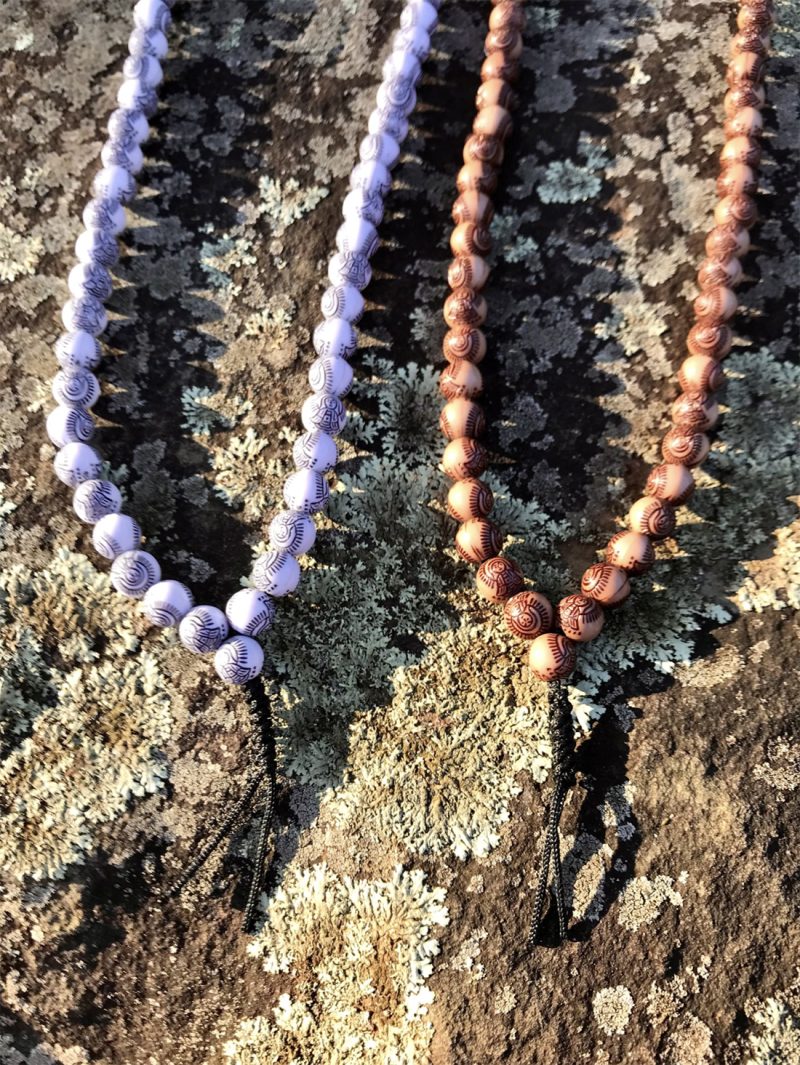 Acrylic Mala with Figure - Image 2