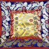 Altar Cloth with Yellow, Red and Blue Floral Brocade