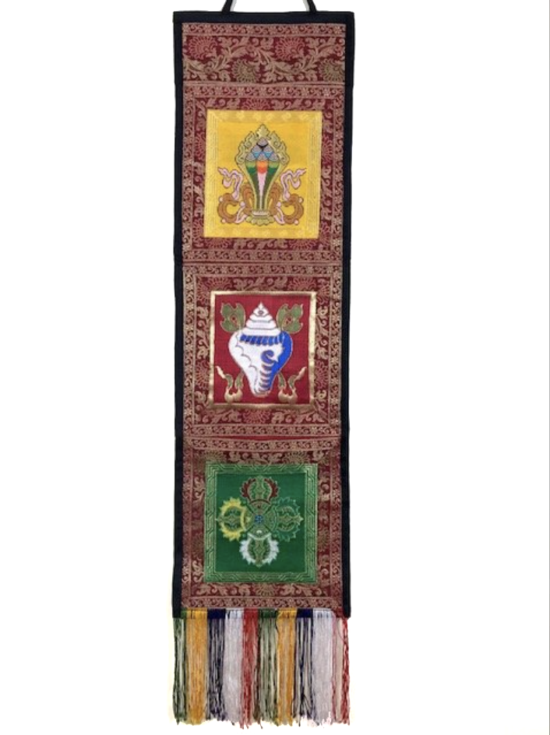 Auspicious Symbol Banner with Pockets - Image 17
