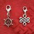 Auspicious Symbol Clip Charm