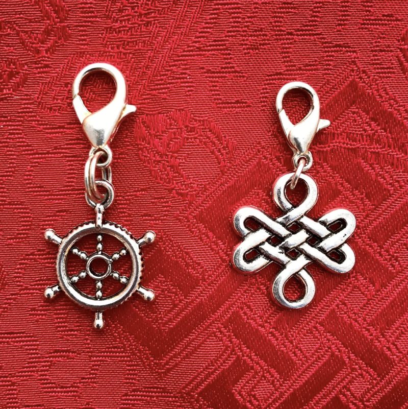 Auspicious Symbol Clip Charm