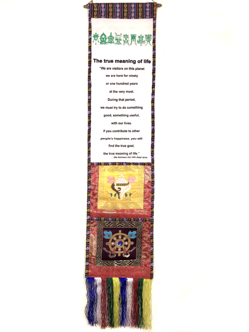 Auspicious Symbol Banner with Pockets - Image 5