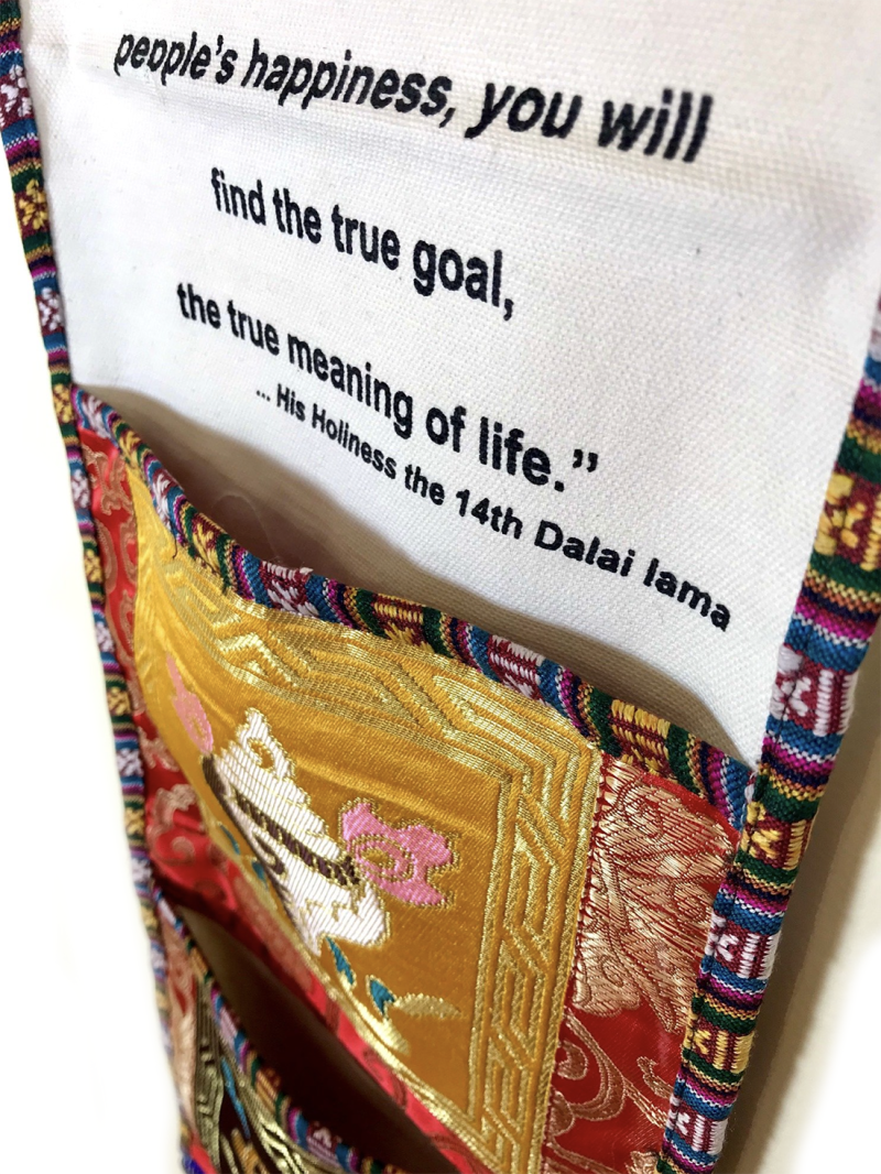 Auspicious Symbol Banner with Pockets - Image 2