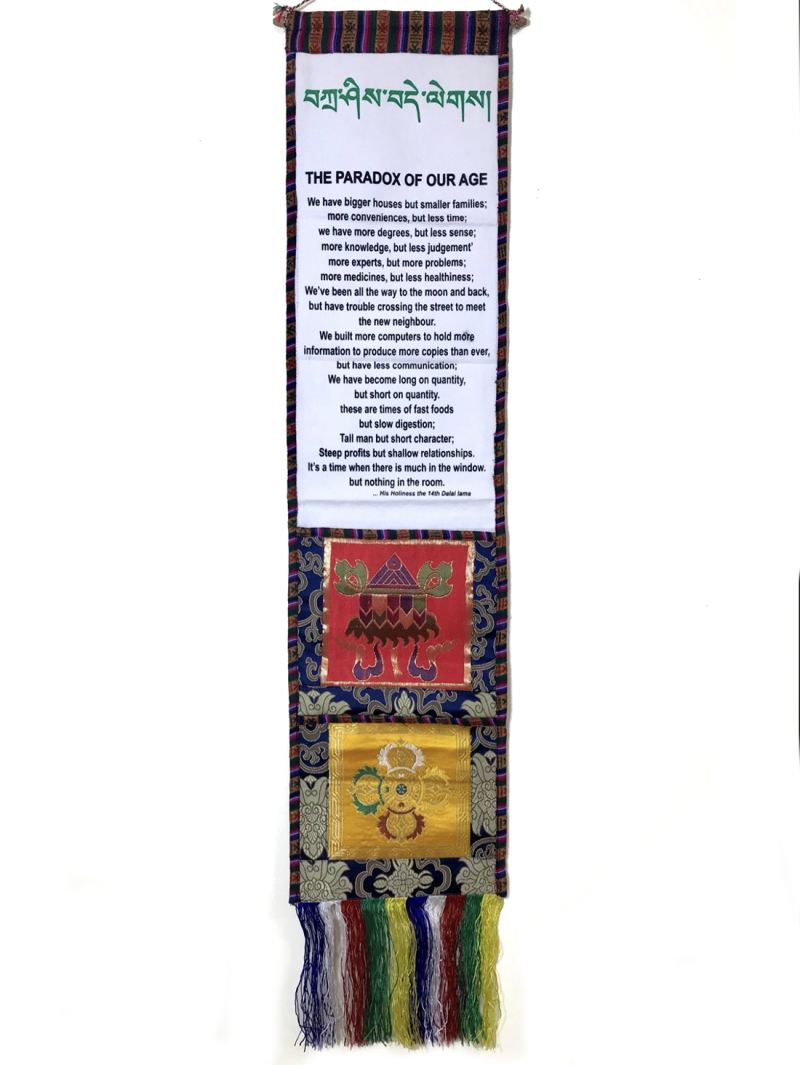 Auspicious Symbol Banner with Pockets - Image 7