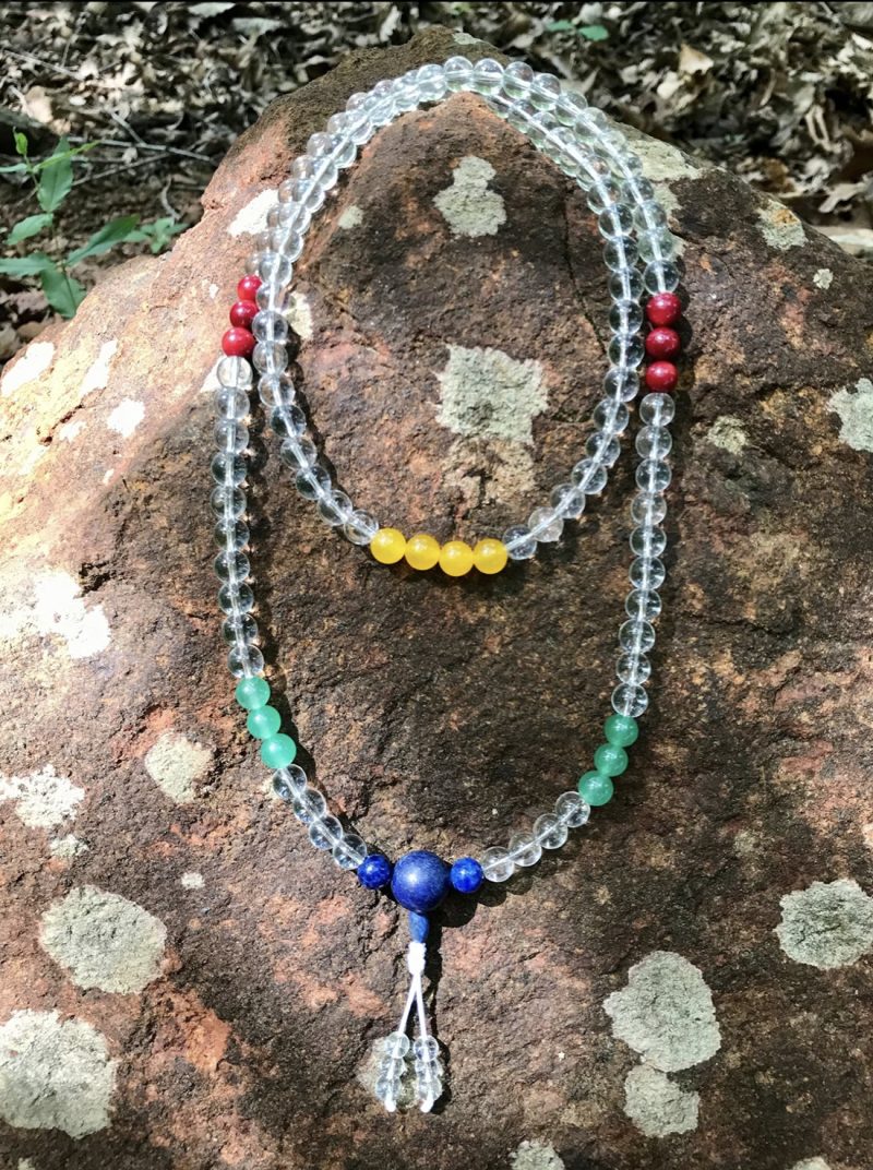 Crystal Five Elements Mala
