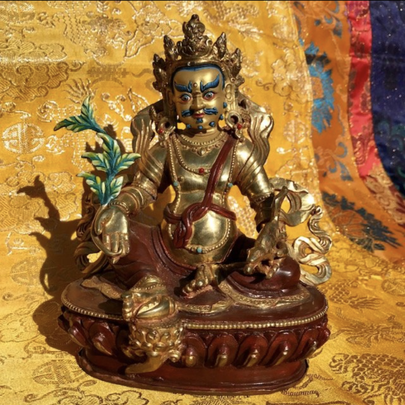 Dzambhala: Deity of Wealth and Prosperity Statue - Image 3