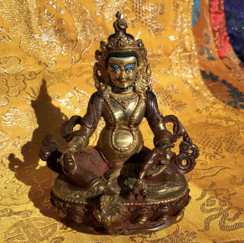 Dzambhala: Deity of Wealth and Prosperity Statue - Image 5