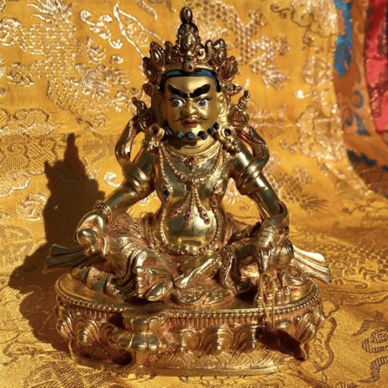 Dzambhala: Deity of Wealth and Prosperity Statue - Image 3