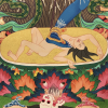Khandro (Goddess) of the Dream Yoga Practice: Gyuma Chenmo Thangka - Image 5