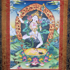 Khandro (Goddess) of the Sleep Yoga Practice: Seljé Dö Drelma Thangka - Image 4