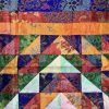 Large Quilted Altar Cloth with Gold-Colored Thread