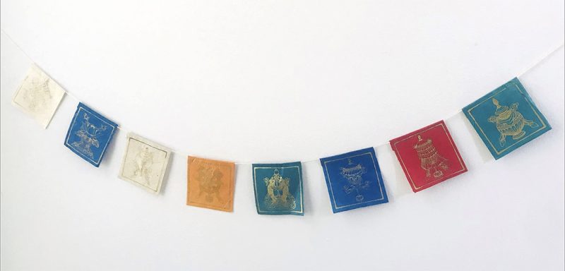 Lucky Signs – Mini Prayer Flags set of 8