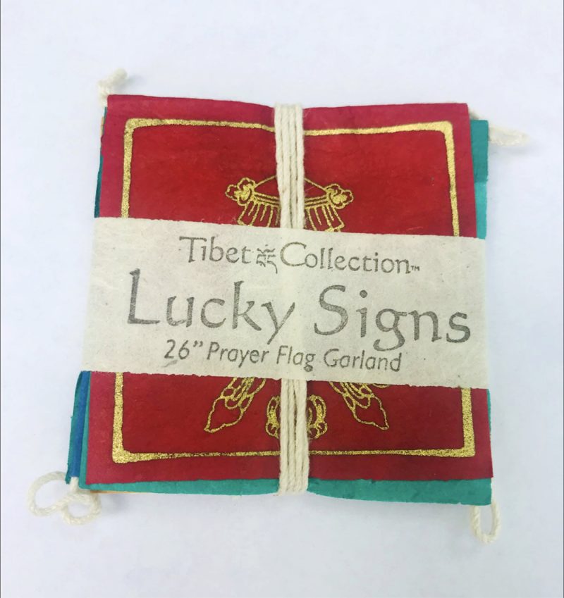 Lucky Signs – Mini Prayer Flags set of 8 - Image 2