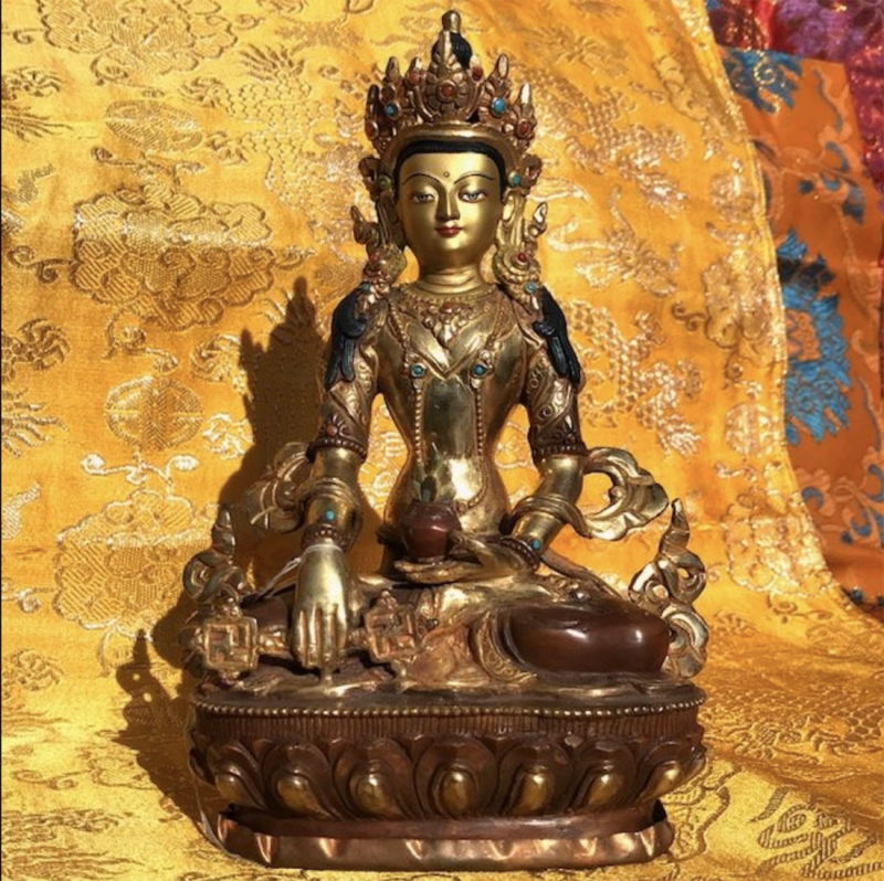 Sangye Menlha: Bön Medicine Buddha Statue - Image 3