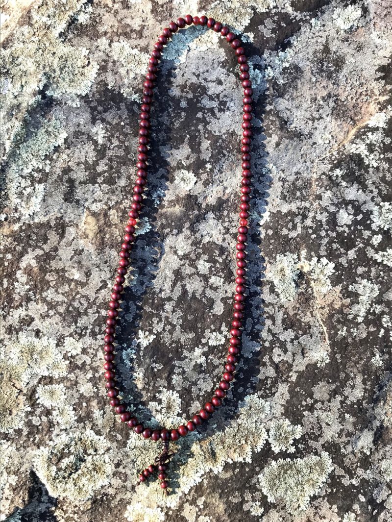 Rosewood Mala on Elastic
