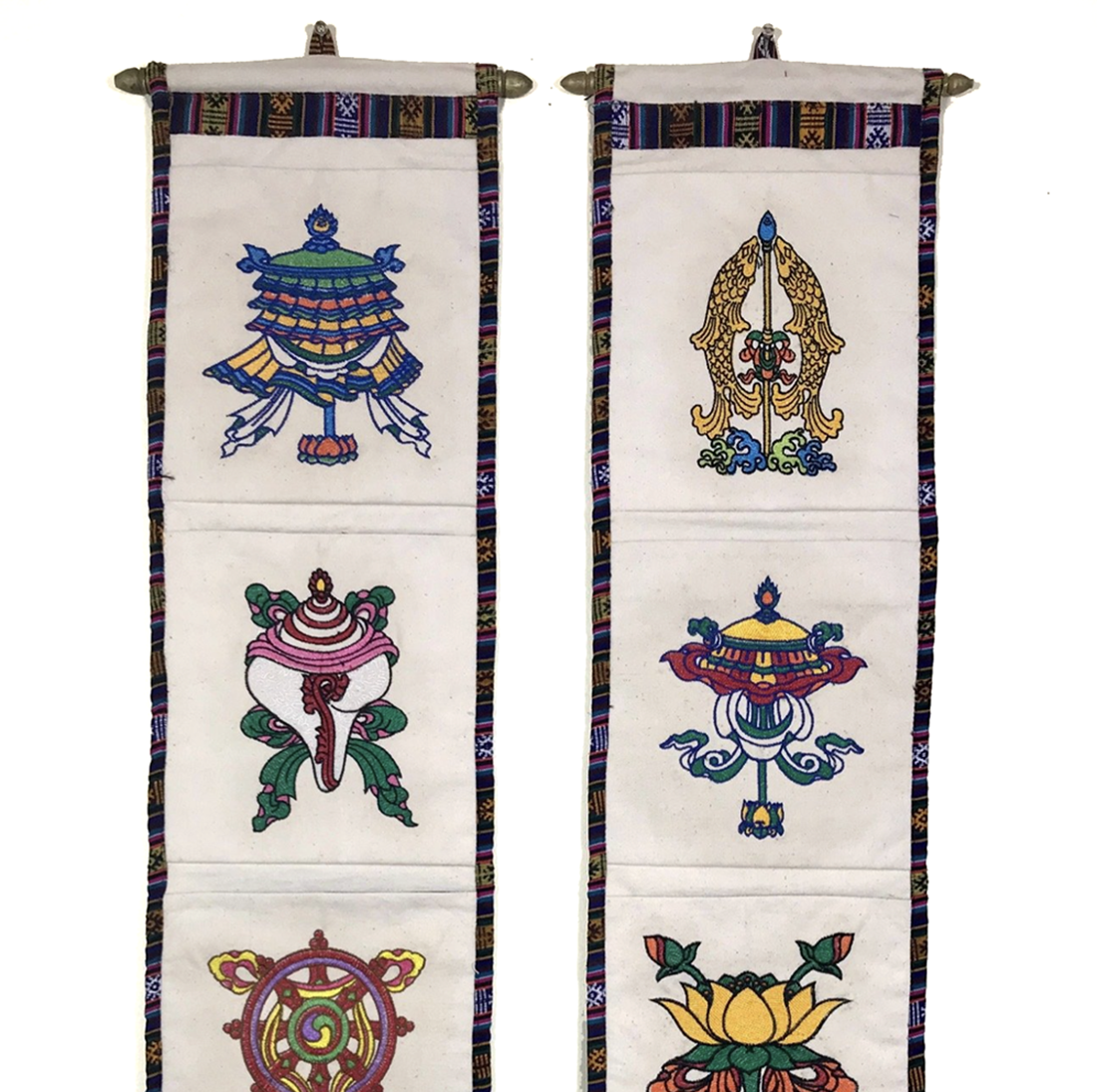 Image header_8 Auspicious Symbol Banner Set with Pockets_2