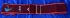 Embroidered Meditation Belt with Red Lining